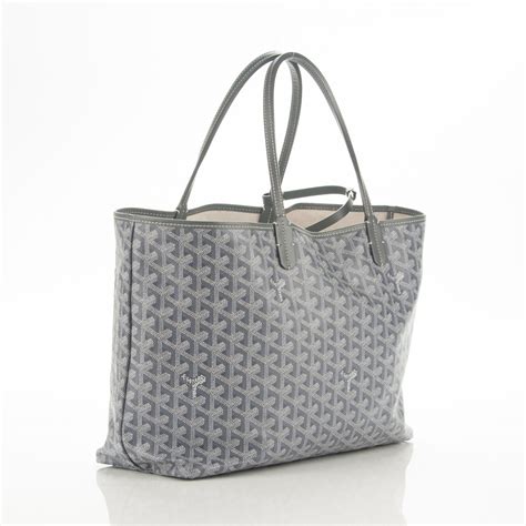 goyard reversible tote grey|Goyard st louis pm size.